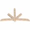 Ekena Millwork Alberta Smooth Timber Gable Bracket, Douglas Fir, 84"W x 53"H x 3 1/2"D x 5 1/2"F, 15/12 Pitch GBW084X53X0406ALB00SDF - alternate 2